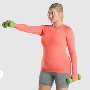 ❤️ NWT GYMSHARK VITAL SEAMLESS 2.0 LONG SLEEVE TOP